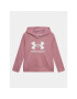 Under Armour Mikina Ua Rival Fleece Bl Hoodieâ 1379615 Růžová Loose Fit - Pepit.cz