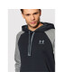 Under Armour Mikina Ua Rival Fleece Colorblock 1366357 Černá Loose Fit - Pepit.cz