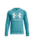 Under Armour Mikina UA Rival Fleece Hoodie 1357585 Zelená Relaxed Fit - Pepit.cz