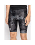 Under Armour Sportovní kraťasy Ua Iso-Chill Compression Print 1361594 Černá Slim Fit - Pepit.cz