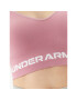 Under Armour Sportovní podprsenka Ua Seamless Low Long Bra 1357719 Růžová Compression Fit - Pepit.cz