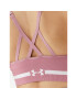 Under Armour Sportovní podprsenka Ua Seamless Low Long Bra 1357719 Růžová Compression Fit - Pepit.cz