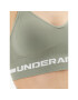 Under Armour Sportovní podprsenka Ua Seamless Low Long Bra 1357719 Zelená Compression Fit - Pepit.cz