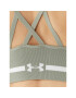 Under Armour Sportovní podprsenka Ua Seamless Low Long Bra 1357719 Zelená Compression Fit - Pepit.cz