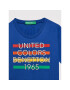 United Colors Of Benetton Halenka 3I1XC155S Modrá Regular Fit - Pepit.cz