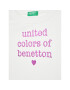 United Colors Of Benetton Mikina 3J68C101O Bílá Regular Fit - Pepit.cz