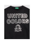 United Colors Of Benetton Mikina 3J68C101O Černá Regular Fit - Pepit.cz