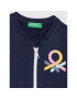 United Colors Of Benetton Mikina 3J70C5920 Tmavomodrá Regular Fit - Pepit.cz