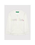 United Colors Of Benetton Mikina 3J70C5978 Bílá Regular Fit - Pepit.cz