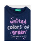 United Colors Of Benetton Mikina 3J70G104M Tmavomodrá Regular Fit - Pepit.cz