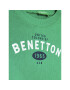 United Colors Of Benetton Mikina 3J70G107H Zelená Regular Fit - Pepit.cz