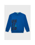 United Colors Of Benetton Mikina 3JLXC107Q Modrá Regular Fit - Pepit.cz