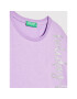 United Colors Of Benetton Sada T-shirt a šortky 3096CK004 Fialová Regular Fit - Pepit.cz