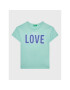 United Colors Of Benetton T-Shirt 3096C10AY Modrá Oversize - Pepit.cz