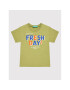 United Colors Of Benetton T-Shirt 3096G100T Zelená Regular Fit - Pepit.cz