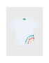 United Colors Of Benetton T-Shirt 3096G108I Bílá Regular Fit - Pepit.cz