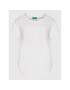 United Colors Of Benetton T-Shirt 3BVXE19E6 Bílá Oversize - Pepit.cz