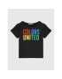 United Colors Of Benetton T-Shirt 3I1XC103J Černá Regular Fit - Pepit.cz