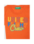 United Colors Of Benetton T-Shirt 3I1XC1577 Oranžová Regular Fit - Pepit.cz