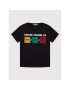 United Colors Of Benetton T-Shirt 3I1XG100G Černá Regular Fit - Pepit.cz