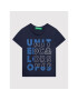 United Colors Of Benetton T-Shirt 3I1XG100G Tmavomodrá Regular Fit - Pepit.cz