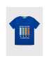 United Colors Of Benetton T-Shirt 3I1XG102N Modrá Regular Fit - Pepit.cz