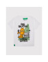 United Colors Of Benetton T-Shirt Garfield 3096G103T Bílá Regular Fit - Pepit.cz