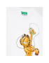 United Colors Of Benetton T-Shirt Garfield 3BVXC105B Bílá Regular Fit - Pepit.cz