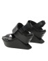 United Nude Sandály Delta Wedge Sandal 104130116 Černá - Pepit.cz