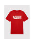 Vans T-Shirt Classic VN000IVF Červená Classic Fit - Pepit.cz