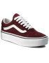 Vans Tenisky Old Skool Platfor VN0A3B3U5U7 Bordó - Pepit.cz