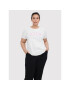 Vero Moda Curve T-Shirt Salie 10263776 Bílá Regular Fit - Pepit.cz