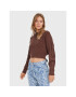 Vero Moda Svetr Ayla 10274866 Hnědá Relaxed Fit - Pepit.cz