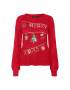 Vero Moda Svetr Merryxmas 10272463 Červená Regular Fit - Pepit.cz