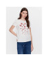 Vero Moda T-Shirt Siv 10282877 Bílá Regular Fit - Pepit.cz