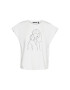 Vero Moda T-Shirt 10298088 Bílá Box Fit - Pepit.cz