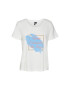 Vero Moda T-Shirt Pamala 10284321 Bílá Regular Fit - Pepit.cz