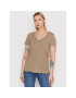 Vero Moda T-Shirt Spicy 10260455 Hnědá Relaxed Fit - Pepit.cz