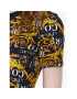 Versace Jeans Couture Každodenní šaty Print Logo 74HAO939 Černá Slim Fit - Pepit.cz