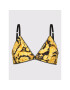 Versace Podprsenka Bralette Barocco Print 1000598 Žlutá - Pepit.cz