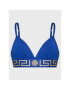 Versace Podprsenka Bralette Greca 1000656 Modrá - Pepit.cz