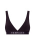 Versace Podprsenka Bralette Logo AUD04069 Černá - Pepit.cz