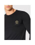 Versace S dlouhým rukávem Girocollo AUU01007 Černá Regular Fit - Pepit.cz