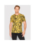 Versace T-Shirt Barocco Print 1000959 Žlutá Regular Fit - Pepit.cz