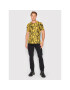 Versace T-Shirt Barocco Print 1000959 Žlutá Regular Fit - Pepit.cz