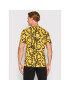 Versace T-Shirt Barocco Print 1000959 Žlutá Regular Fit - Pepit.cz