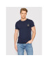 Versace T-Shirt Girocollo AUU01005 Tmavomodrá Regular Fit - Pepit.cz