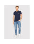 Versace T-Shirt Girocollo AUU01005 Tmavomodrá Regular Fit - Pepit.cz