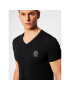 Versace T-Shirt Scollo AUU01004 Černá Regular Fit - Pepit.cz