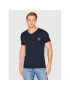 Versace T-Shirt Scollo AUU01004 Tmavomodrá Regular Fit - Pepit.cz